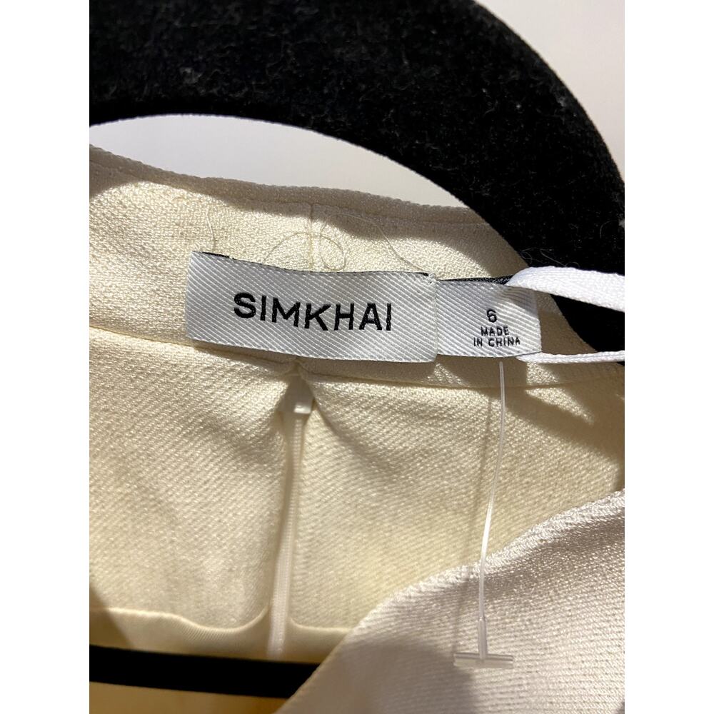 Simkhai White Georgina Sleeveless Vest Midi Dress size 6 - Picture 4 of 8